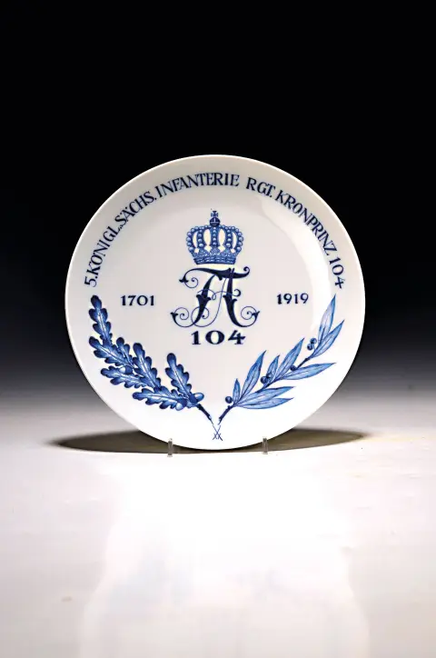 Reservistenbord, Meissen, 1919, 5e Koninklijk Saksisch Infanterie RGT Kronprinz 104,