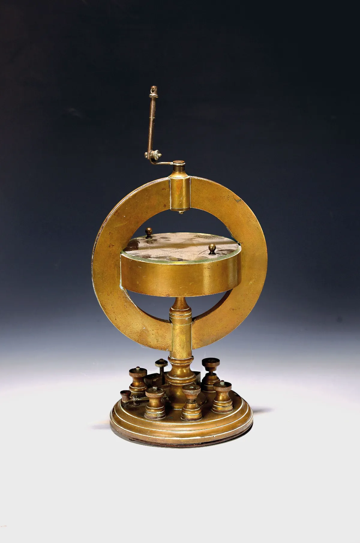 Schweigger-multiplicator of galvanometer, Elliott Bros., Londen, midden/eind