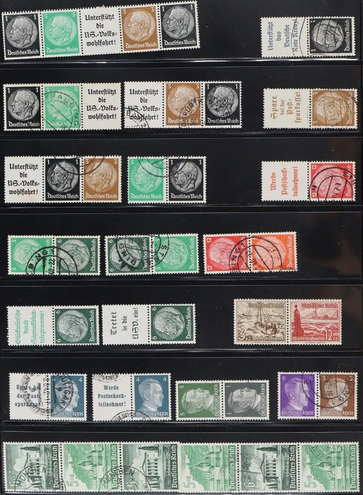 Briefmarken. – 2 Alben.