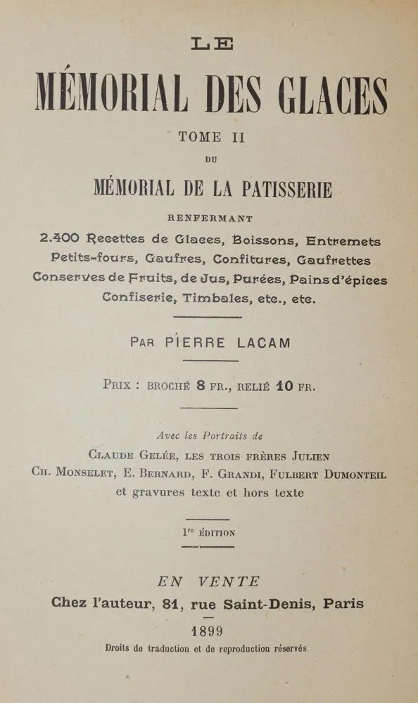 Lacam,P. – Le Mémorial des Glaces