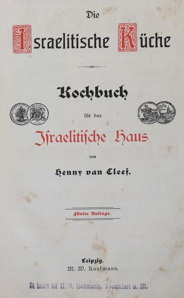 Hertz,R. – Die practische Israelitische Köchin