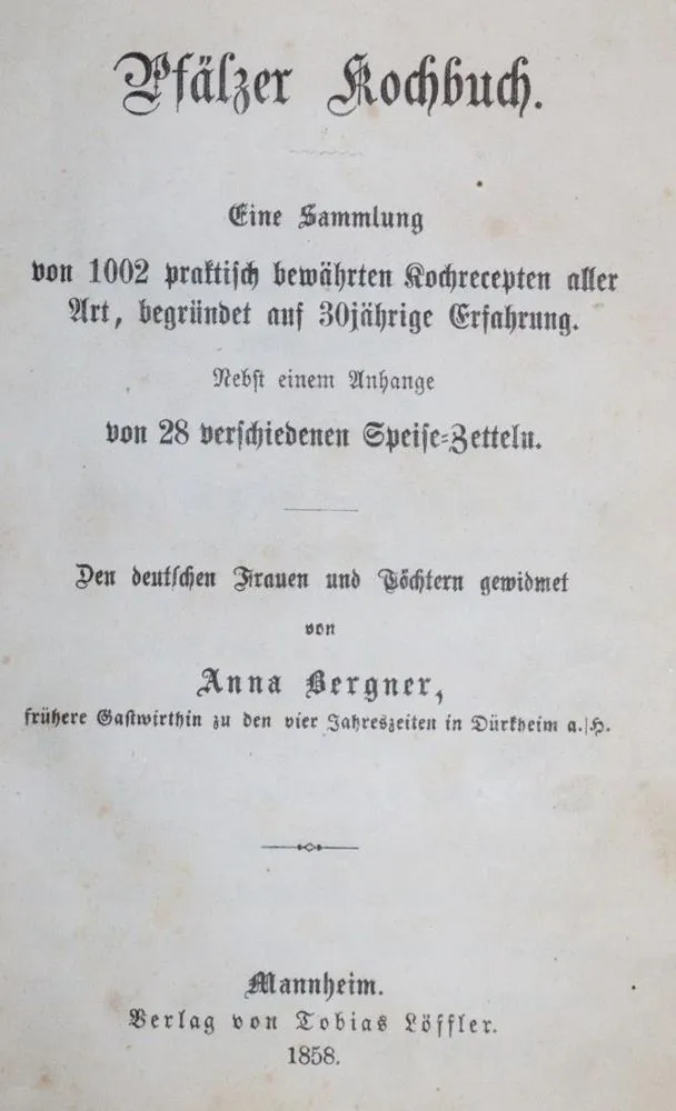 Bergner,A. – Falcká kuchařka
