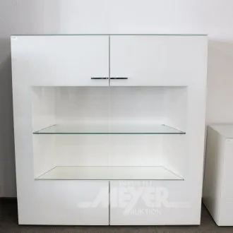 Nowoczesny highboard, biały