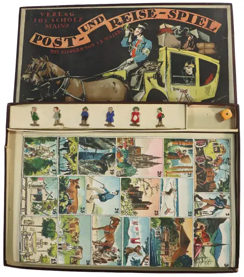 Jeu postal et de voyage