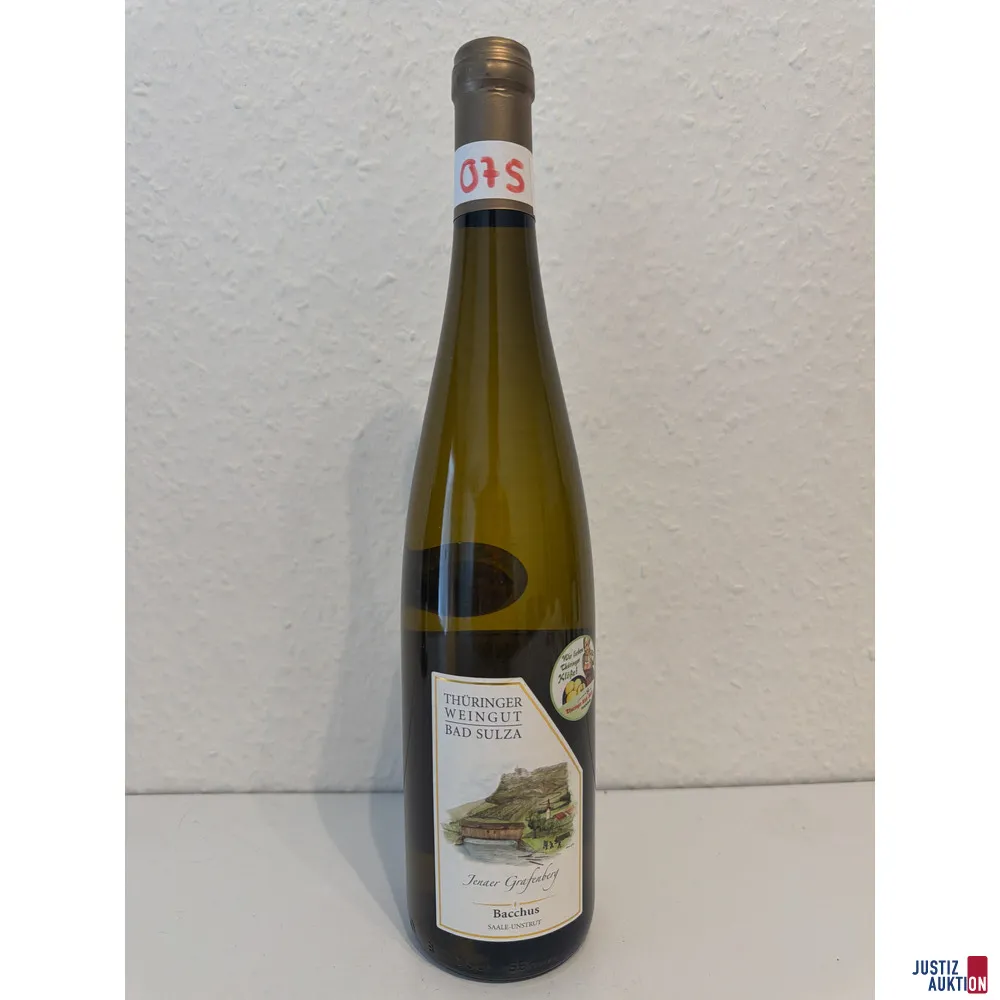 Thüringer Weingut Bad Sulza Grafenberg Bacchus trocken
