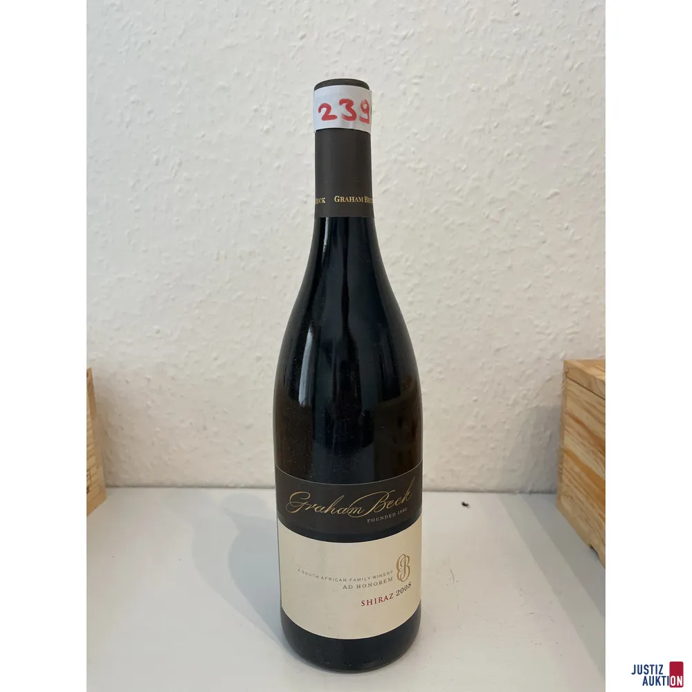 Graham Beck Ad Honorem Shiraz