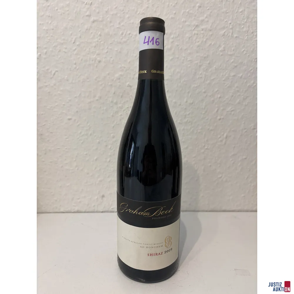 Graham Beck Ad Honorem Shiraz
