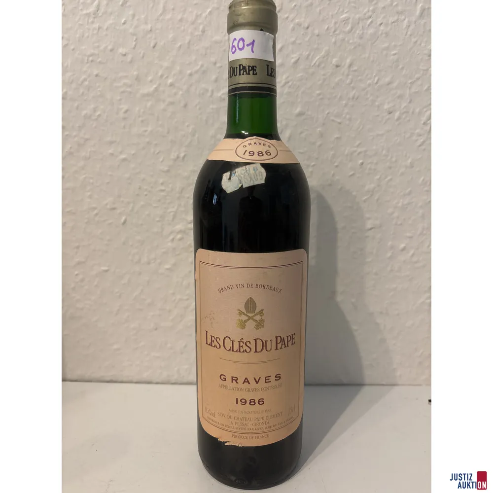 Chateau Pape Clement Les Cles du Pape Graves