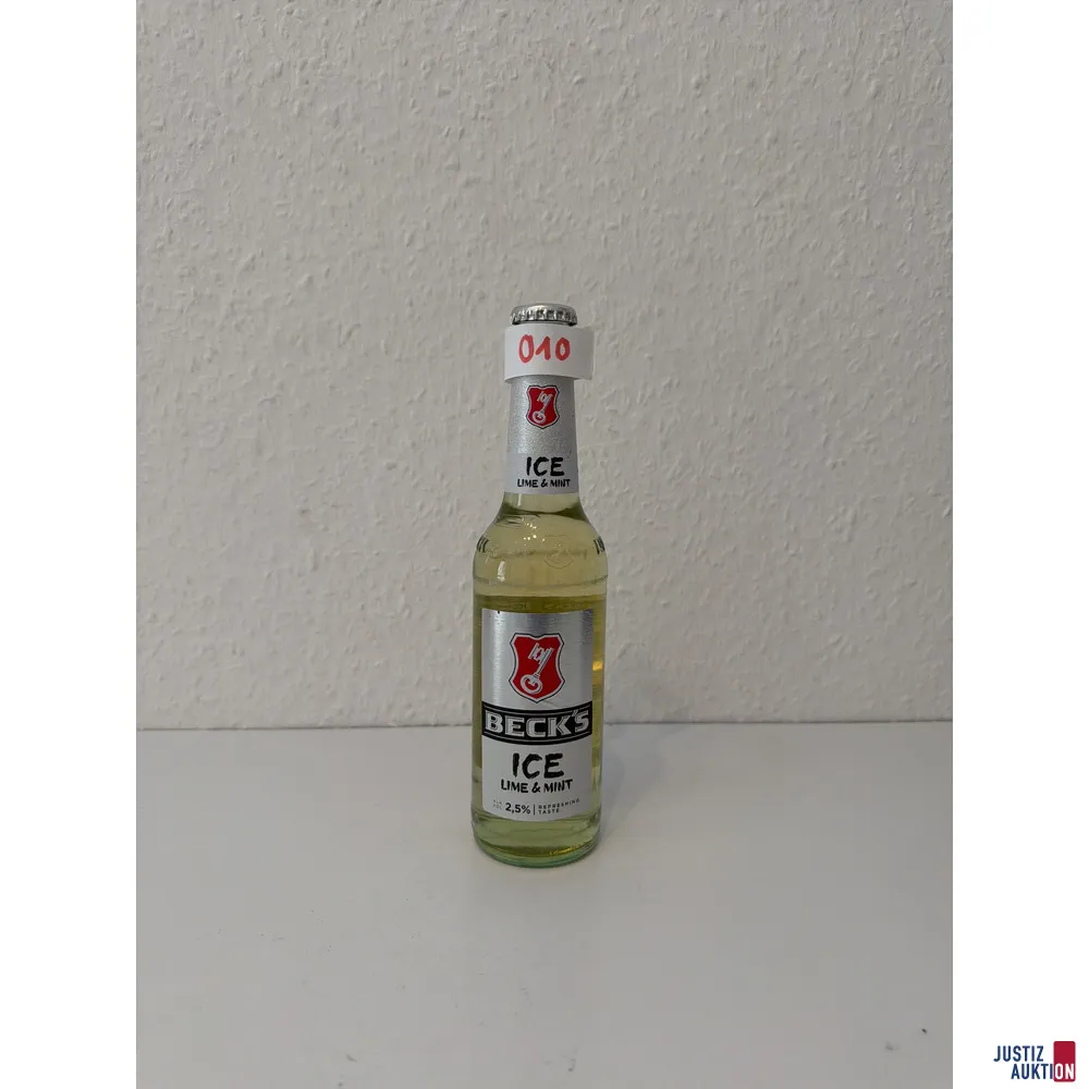 Becks Ice Lime & Mint