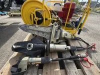 Weber Hydraulik E 45 reddingsset, set met schaar, spreider, pedaalsnijder