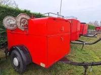 DDR portable pump trailer TSA, Feuerlöschgerätewerk Görlitz 1958