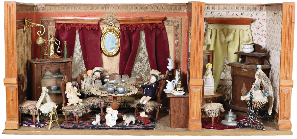 2-tlg. Puppenstube