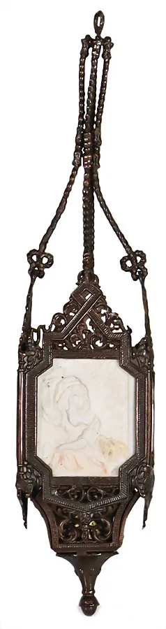 Lustre exceptionnel en lithophanie