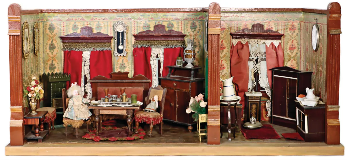 2-tlg. Puppenstube