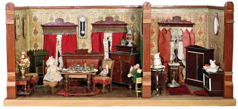 Maison de poupée en 2 parties
