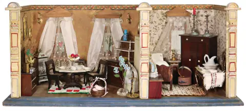 Maison de poupée 2 pièces