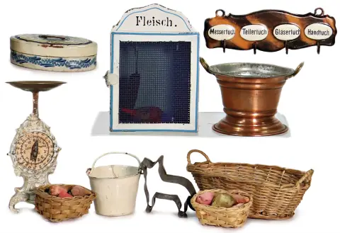 Lot d'accessoires de cuisine de poupée