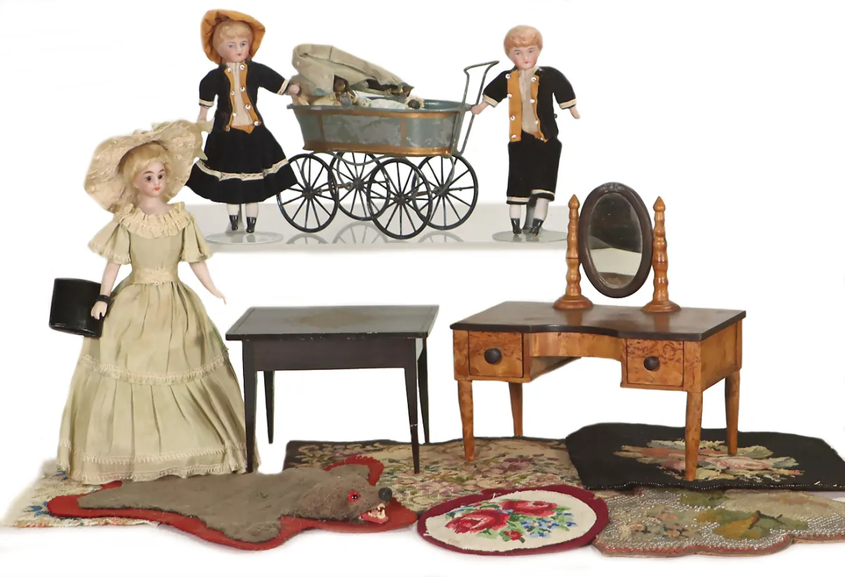 Poppenhuis decoratiestukken