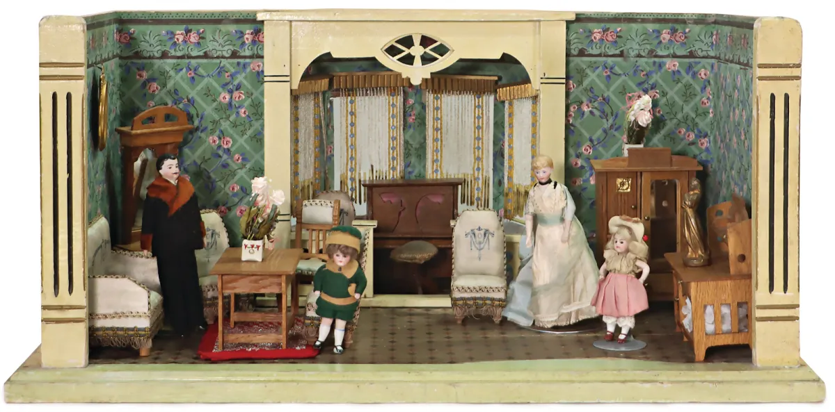 Jugendstil, poppenhuis