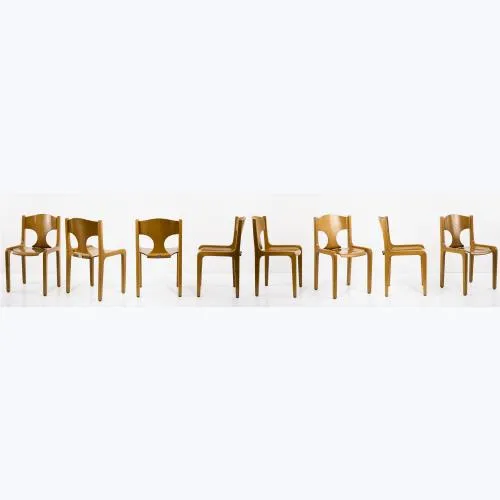 Augusto Savini – Huit chaises, 1967 (design)