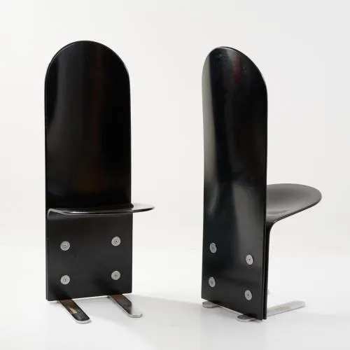 Luigi Saccardo – Deux chaises 'Pellicano', vers 1970 (design)