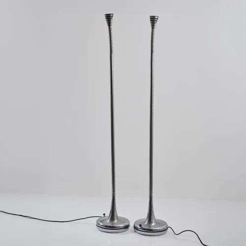 Eleonore Peduzzi Riva – Two floor lamps 'Molla - D 901', 1971 (design)