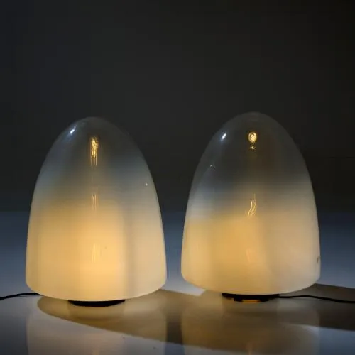 Giusto Toso – Deux lampes de table 'Ebe', vers 1970 (design)