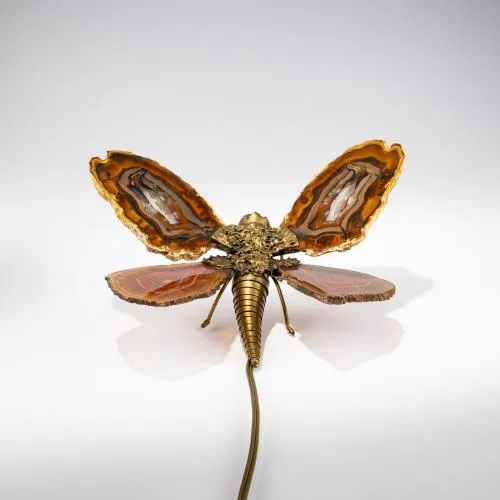 Henri Fernandez – Butterfly-shaped table lamp, 1970s (design)