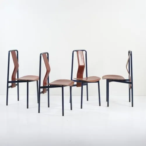 Achille Castiglioni – Vier Stühle 'Irma', 1979 (Entwurf)