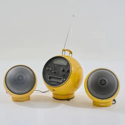Radio-8-track-recorder '2001' met twee luidsprekers '2003', 1970 (ontwerp)
