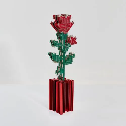 Petrus Wandrey – Socha 'Hybrid Rose', 1994 (design)