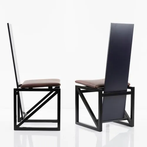 Kisho Kurokawa – Deux chaises 'Edo 2', vers 1982