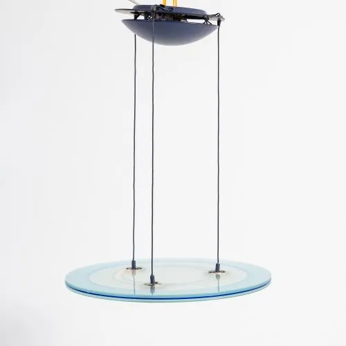 Perry A. King , Santiago Miranda – Deckenleuchte 'Ufo', 1983 (Entwurf)