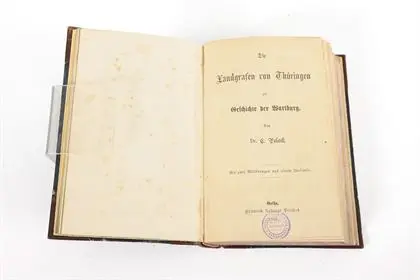 POLACK, C. "Die Landgrafen zu Thüringen zur Geschichte der Wartburg"