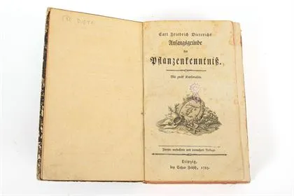 DIETERICHS, Carl Friedrich. "Anfangsgründe der Pflanzenkenntniß"