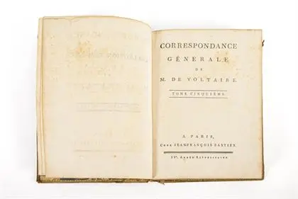 "Correspondance Générale de M. de Voltaire" - Tome cinquieme