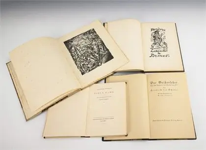 4 livres illustrés avec éditions numérotées
