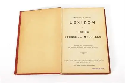 "Gastronomisches Lexikon der Fische, Krebse und Muscheln"