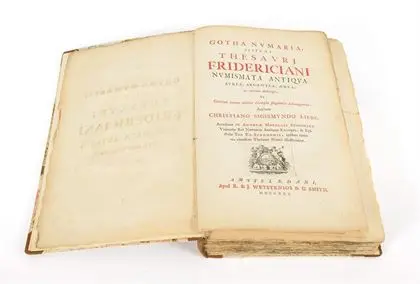 LIEBE, Christian Sigismund. "Gotha Numaria, sistens Thesauri Fridericiani numismata antiqua ..."