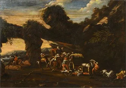 Barok maler: overfaldet