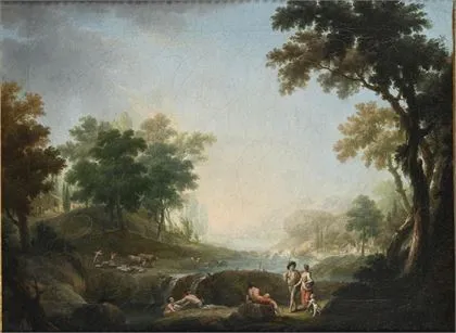 LALLEMAND, Jean-Baptiste - 归于其名下。理想风景