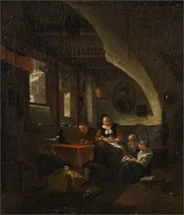 WIJCK, Thomas - tilskrevet. Genreskildring