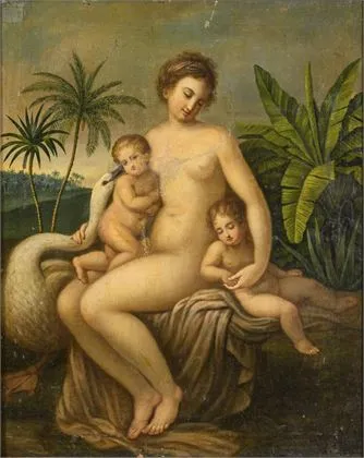 Leda con il cigno e i suoi figli