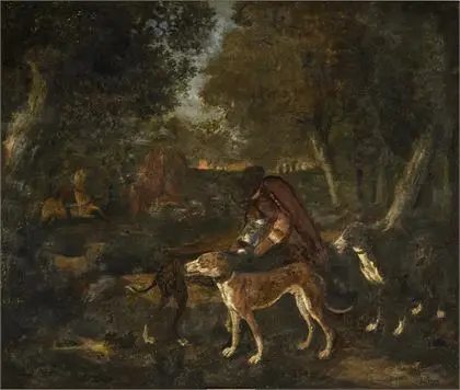 BEGEYN, Abraham Jansz. (1637 Leiden - 1697 Berlin). Jaktscene