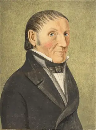 Herreportrett fra Biedermeier