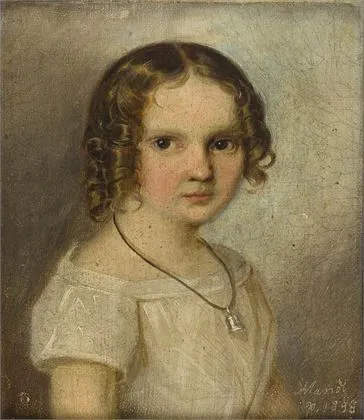 MANDL, Franz Xaver (1800 萨尔茨堡 - 约1880)。女孩肖像