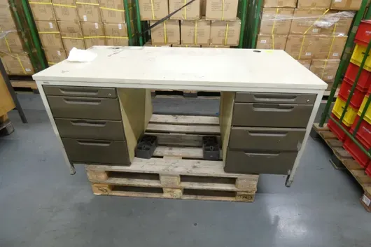 GESIKA Arbeitstisch, mit Palette
