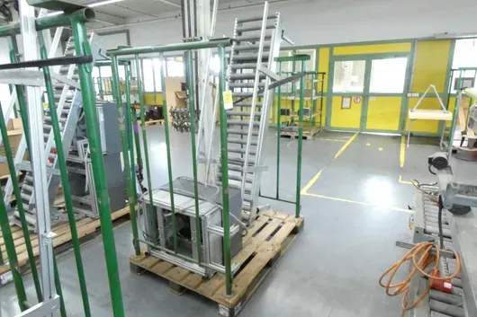 Konvolut Rollenband/Industriebedarf, mit Lagerrunge
