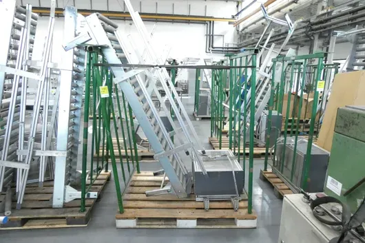 Konvolut Rollenband/Industriebedarf, mit Lagerrunge