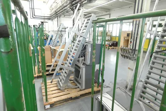 Konvolut Rollenband/Industriebedarf, mit Lagerrunge